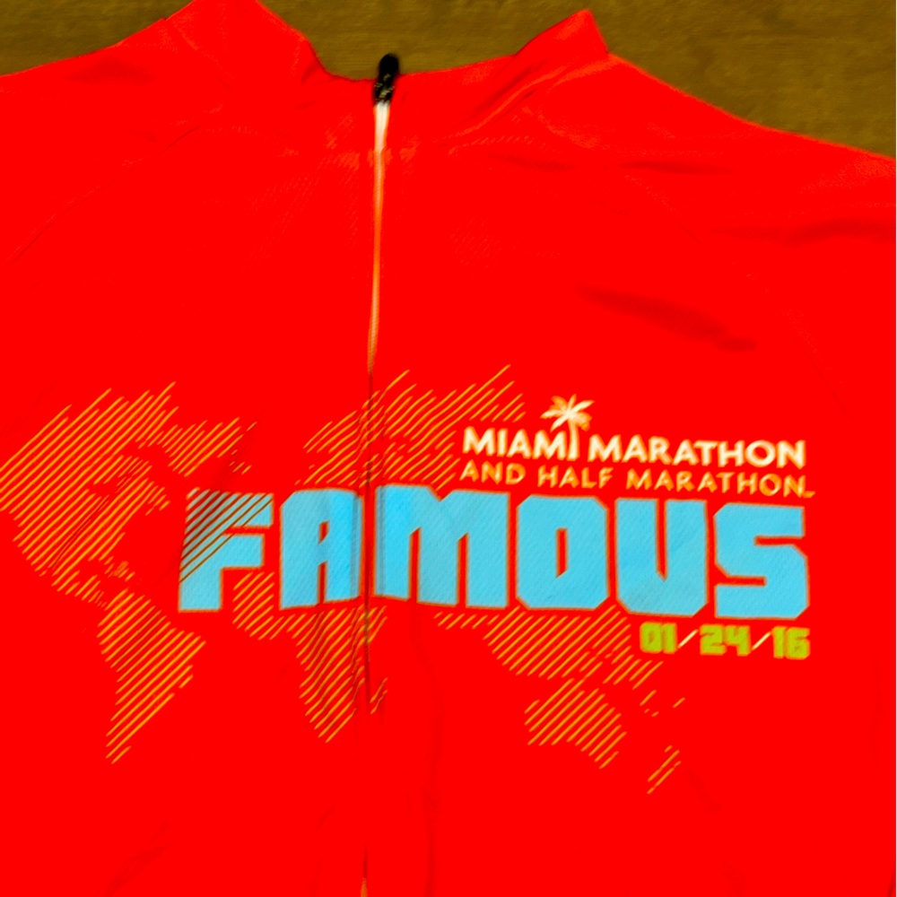Miami Marathon and Half Marathon race jersey